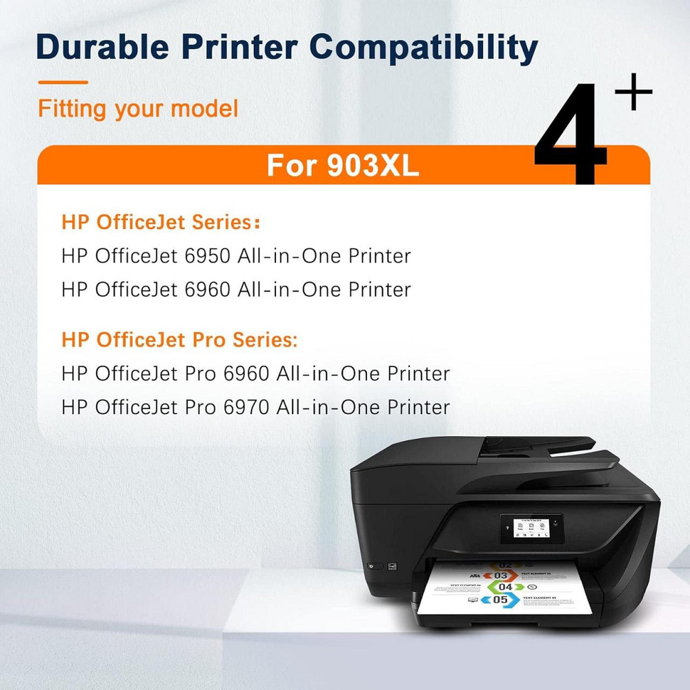 Универсальная упаковка картриджей Colorking 903XL для HP OfficeJet Pro 6950 6970 6760 Днепр - изображение 5