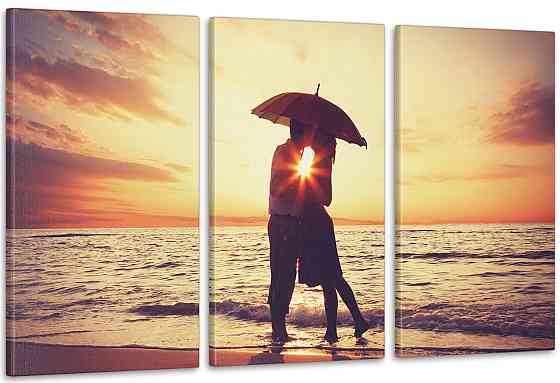 Модульная картина Пара на закате Аrt-199_3А 70x130 см Киев