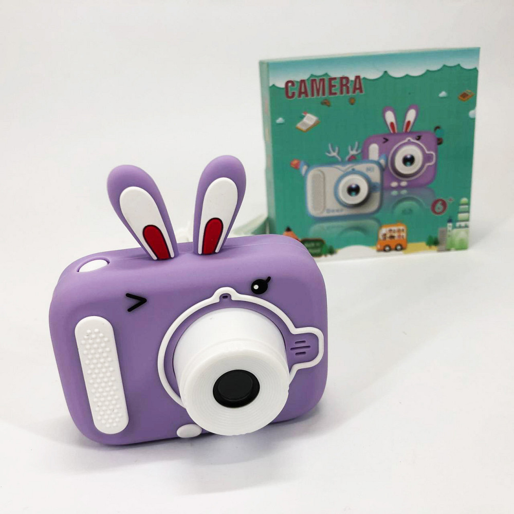 Дитячий цифровий фотоапарат X900 Rabbit Колір: фіолетовий NV-45 Івано-Франківськ - фото 4