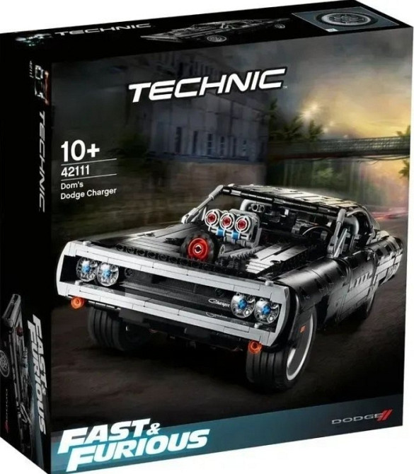 Конструктор LEGO машинка Додж Чарджер "Форсаж" 1077 деталей Techn. Київ - фото 5