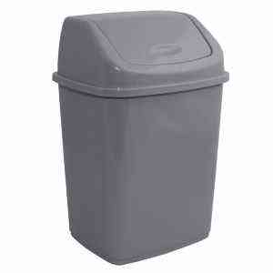 Відро для сміття 18л пластик сірий Алеана Житомир