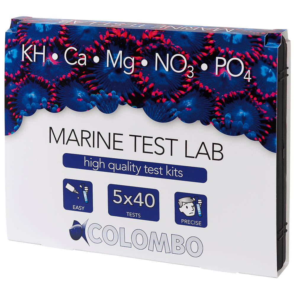COLOMBO MARINE TEST LAB (KH-CA-MG-NO3-PO4) (N5060625) набір тестів/лабораторія для морського акваріума Київ - фото 1