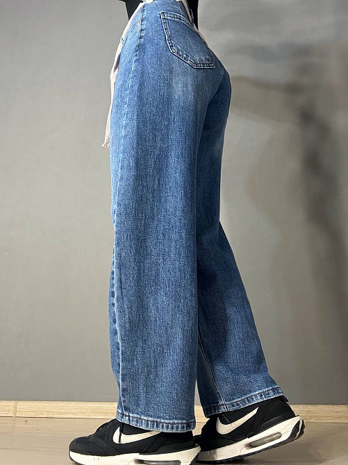 Джинсы женские Vanver 2009 skater jeans бананы с поясом синие, синий, 30, 30, 84 см, 116 см Киев - изображение 11