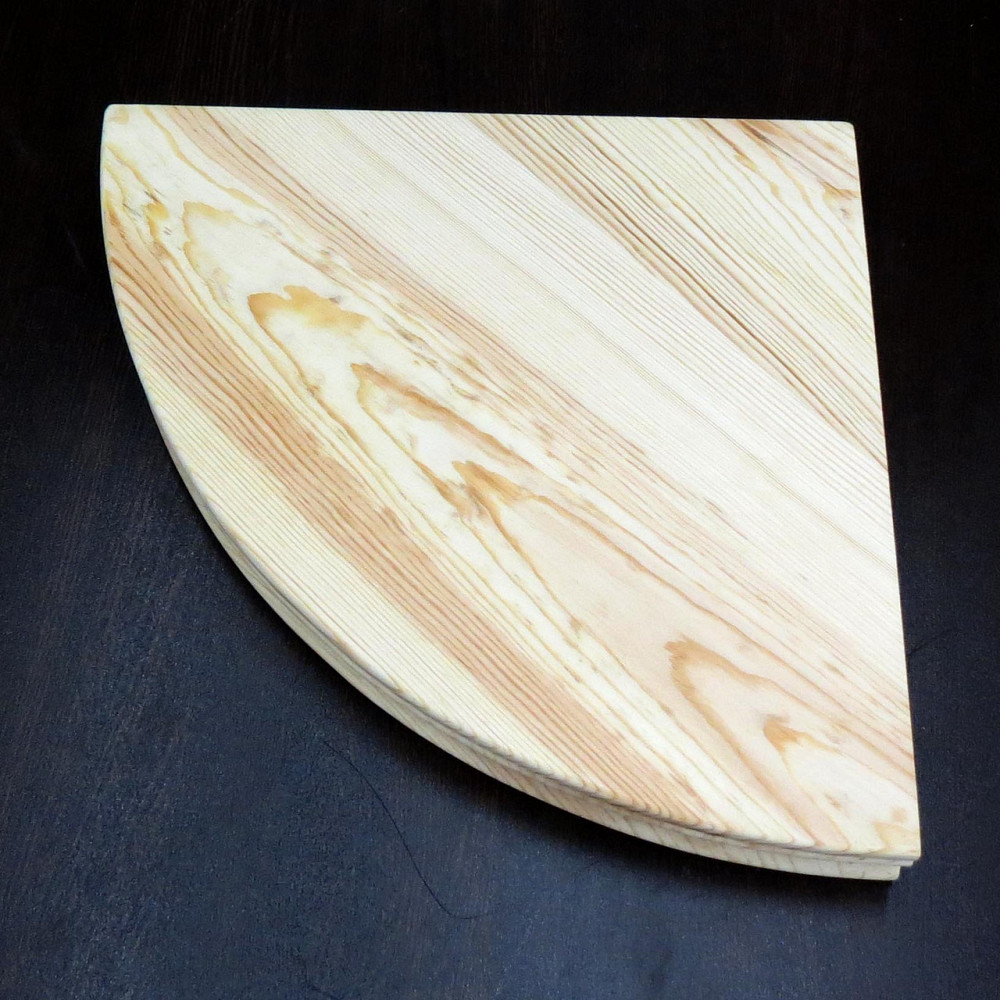 Угловая настенная полка 