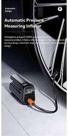 Автомобільний пилосос ESSAGER (color box) Geocentric Multi-function Cordless Pump Vacuum Cleaner Black (EXD05-DX01-Z) Киев