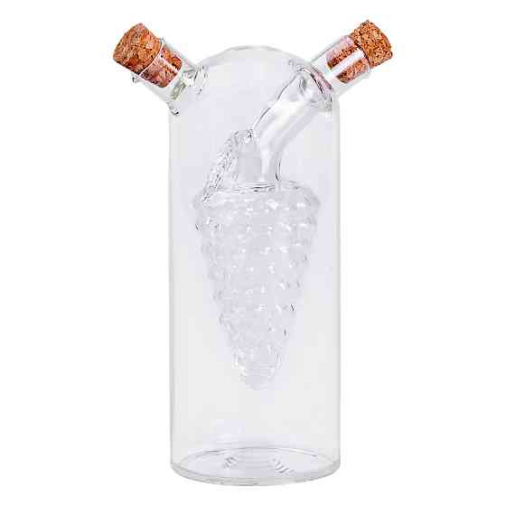 Скляна пляшка для олії та оцту 380 мл 2 в 1 Київ