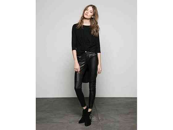 Блузка женская р.S (укр.44) черная 2108168800 ТМ BERSHKA Киев