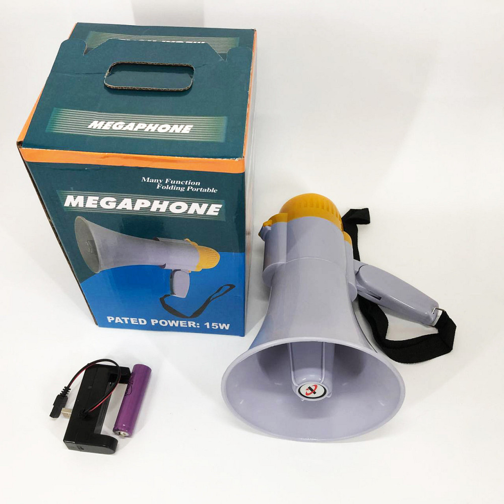 Хороший мегафон MEGAPHONE HW 8C, Мегафон для заходів на свіжому повітрі, Рупор для свята CZ-29 Львів - фото 6
