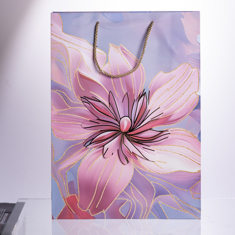 Набір подарункових пакетів з паперу 12 (шт.) картонні гарні пакети для подарунків 30×12×42 (см) HP-10359-10 Коломия - фото 1