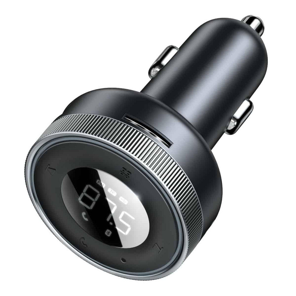 Автомобільний зарядний пристрій з FM-модулятором Baseus Enjoy Car MP3 Charger, колір чорний CCLH-01 Одеса - фото 6
