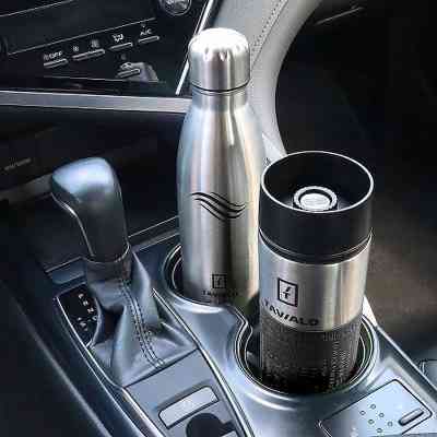 Термокружка Tavialo + 2 ущільнювальних кільця 420 мл Чорний (190420101) Винница