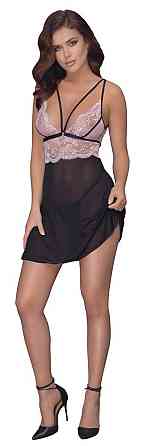 Пеньюар Babydoll black/pink S Sex Aura Киев