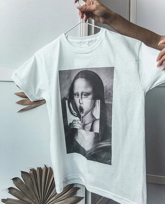 Біла жіноча футболка MONA LIZA Чернівці - фото 1