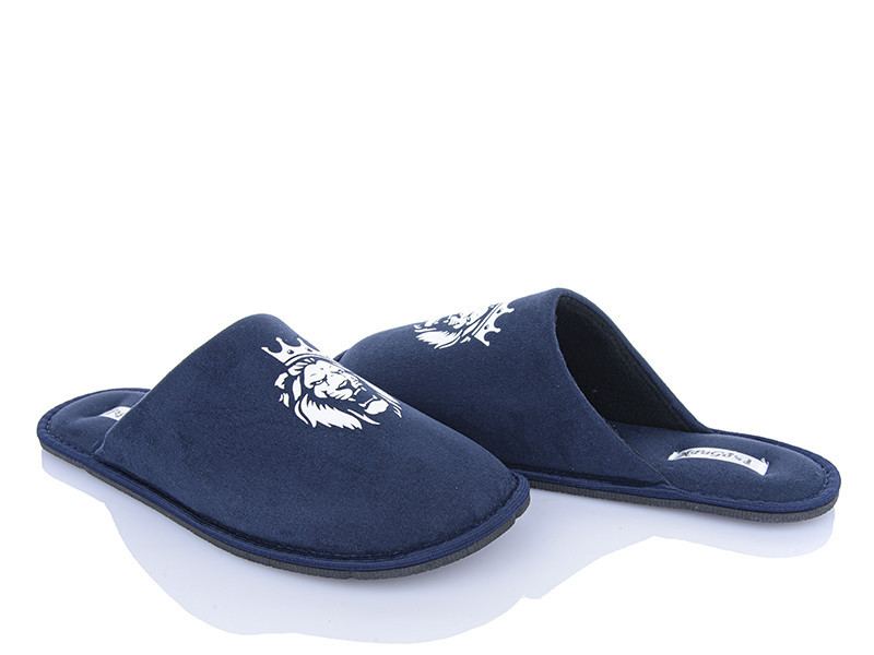 Хатні капці кімнатні чоловічі закриті Лев з короною Одеса - фото 2