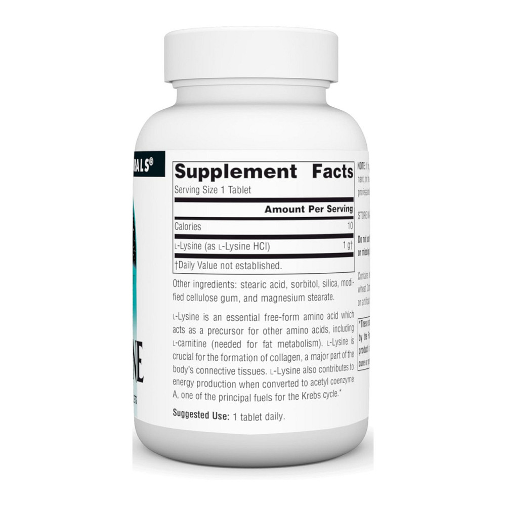 Лізин Source Naturals L-Lysine 1000mg 50 таб Київ - фото 2