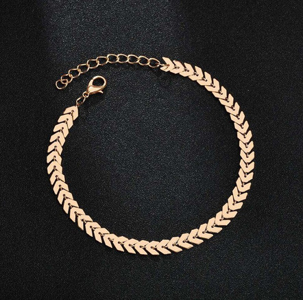 Цепочка браслет на ногу золотистая Киев - изображение 2