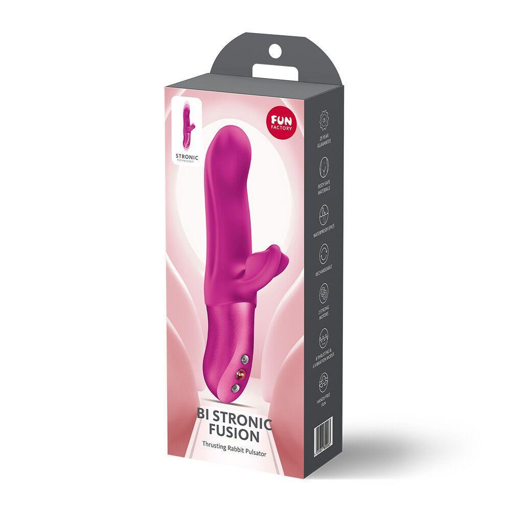 Пульсатор с вибрацией клиторального отростка Fun Factory Bi Stronic Fusion Magenta, 2 мотора Sex Aura Киев - изображение 10