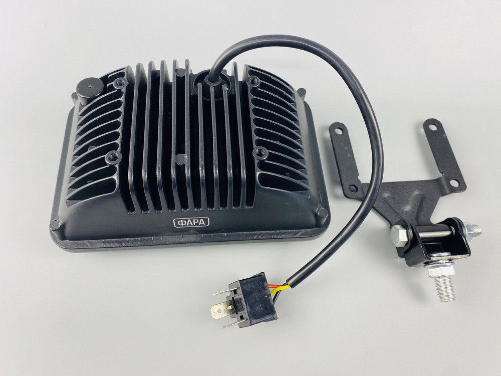 Фара LED прямокутна 45W, 15 ламп, дальній і ближній промінь 10/30V 6000K товщина: 78 мм Мукачево - фото 7