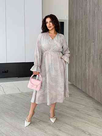 Жіноча елегантна романтична максіплаття софт Ліловий, 50/52 Одеса