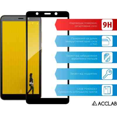 Скло захисне ACCLAB Full Glue Tecno Pop 3 (1283126518362) Вінниця