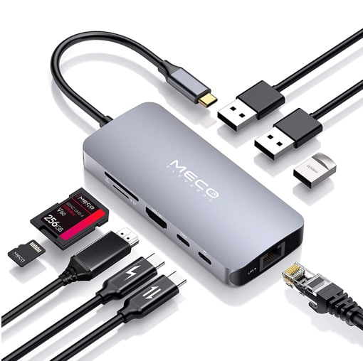 Концентратор MECO 9 в 1 USB C Луцк