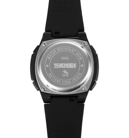 Спортивний наручний годинник Skmei 2023 (Чорний з білим) Вінниця