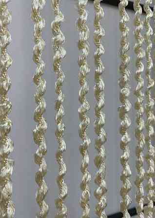 Шторы-нити спираль с люрексом Молочный 300х300см 1 шт (61-059) Киев