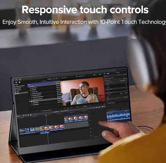 Портативный сенсорный монитор UPERFECT 15.6'' 1080P Touchscreen IPS. Киев
