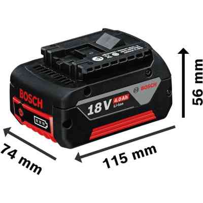 Акумулятор до електроінструменту Bosch GBA, 18V, 4Ah, 1.1кг (1.600.Z00.038) Вінниця