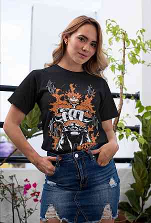 Футболка для хлопчика з аніме принтом Моя геройська академія оверсайз (зріст від 165 до 180) Чорний AnimeJ0220m Дніпро