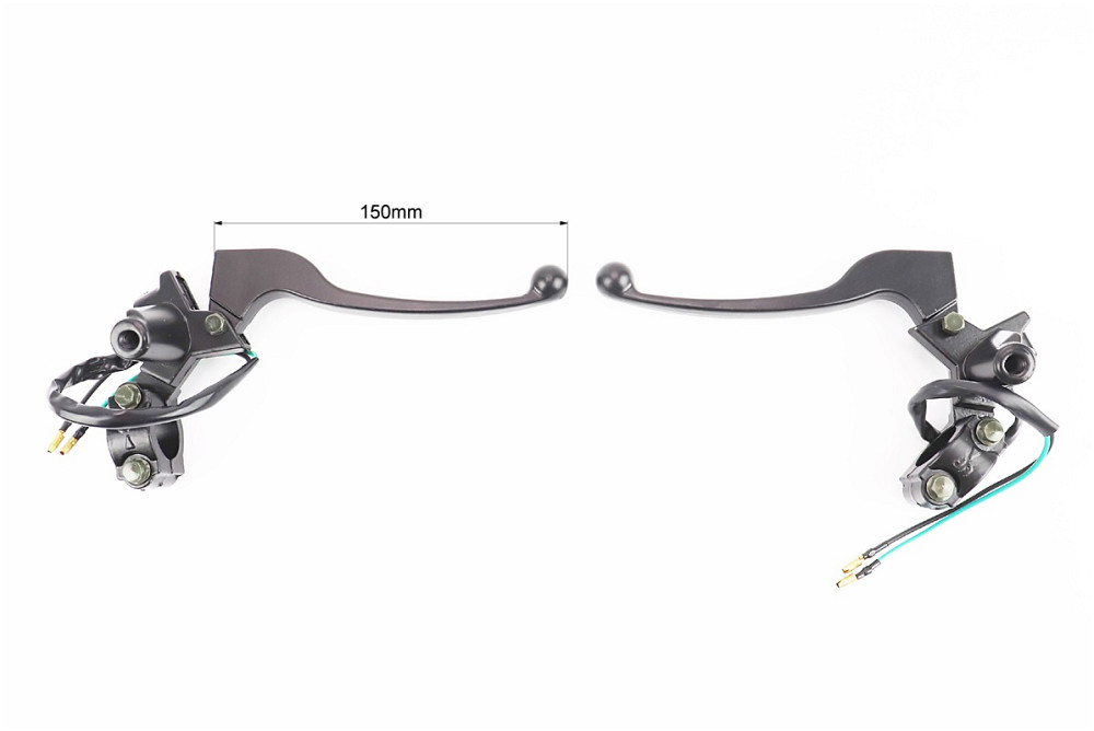Важелі керма лівий, правий з кріпленням під дзеркало, к-кт 2шт (М8 права) GY6 125-150 Київ - фото 3