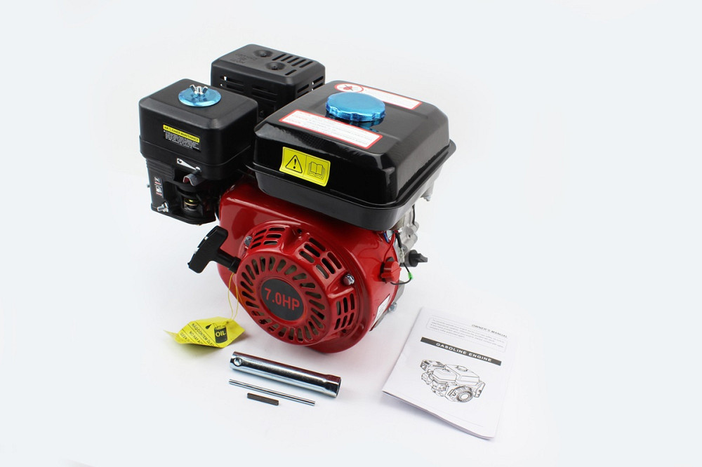 Двигун мотоблочний у зборі, вал шпонка D-19mm, 7,0л.с. 170F, фільтр поролоновий Киев - изображение 1