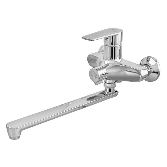 Змішувач для ванни Plamix Oscar-006 Euro.Chrome (без шланга та лійки) (PM0617) ( 37322 ) Харьков