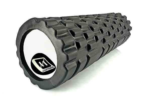EasyFit Масажний ролер EasyFit Grid Roller Mini 30 см чорний Київ