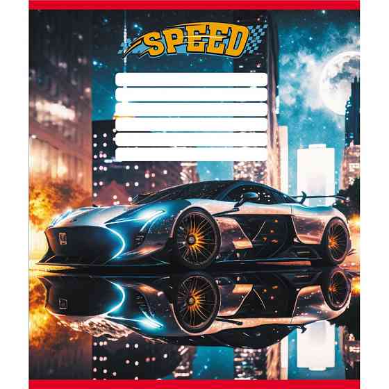 Зошит учнівський "Нічні вогні" 012-520156L-1 в лінію, 12 аркушів Вінниця