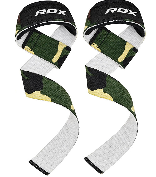 Лямки для тяги RDX W1 Gym Single Strap Camo Green Plus Кам'янське - фото 1