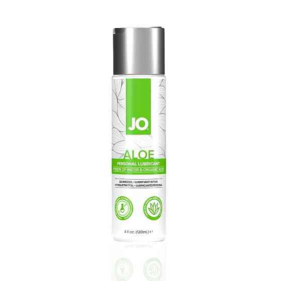 Змазка на водній основі JO H2O Organic Aloe (120 мл), зволожувальний та заспокійливий ефект Sex Aura Київ