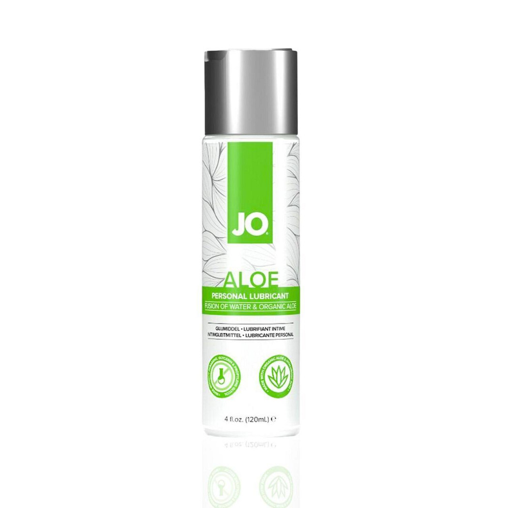 Змазка на водній основі JO H2O Organic Aloe (120 мл), зволожувальний та заспокійливий ефект Sex Aura Київ - фото 1