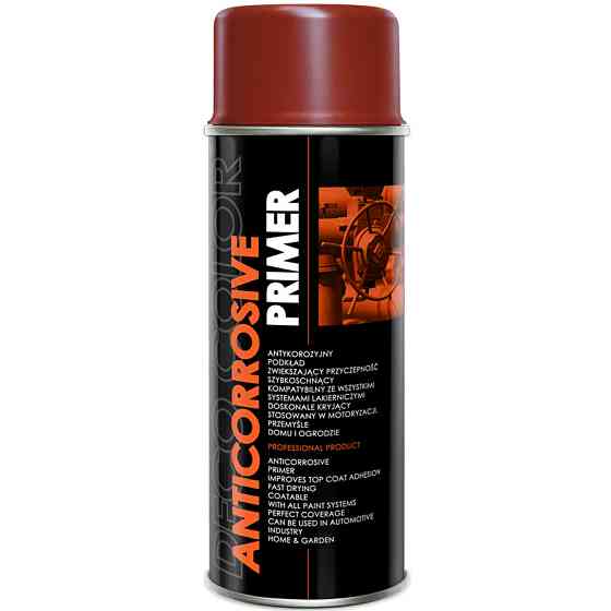 Антикоррозийный грунт аэрозольный DecoColor красный 400мл Киев