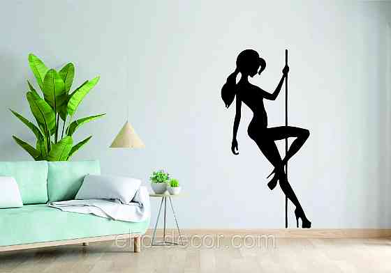 Декоративное настенное Панно «Стриптиз», Декор на стену 70*35 см, Черный Киев