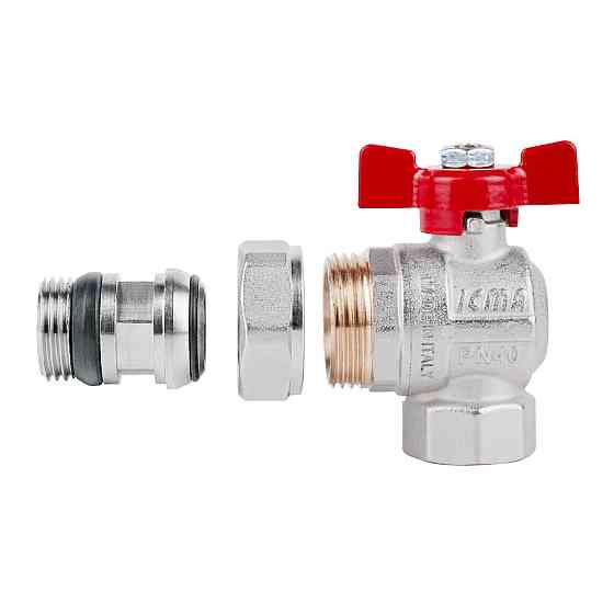 Кран кульовий Icma FAR. ROSSA 3/4" кутовий No362 Київ