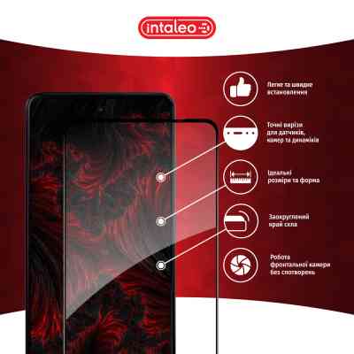 Скло захисне Intaleo Full Glue MOTO G04s Black (1283126612909) Вінниця