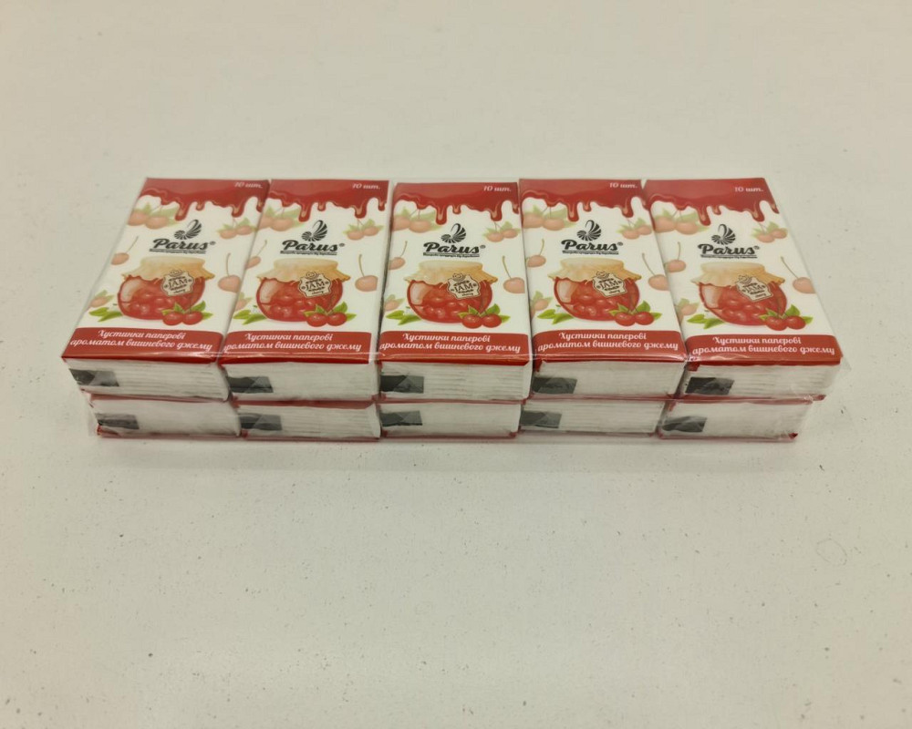 Паперовий носовичок 2х шаровий (Вишня) Одеса (6 шт) Харків - фото 2