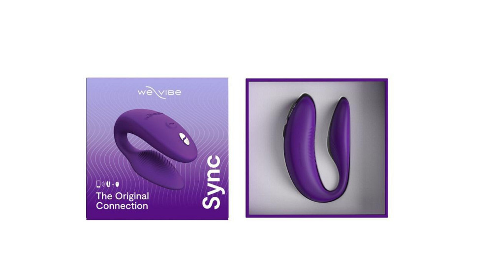 Смарт-вибратор для пар We-Vibe Sync 2 Purple, 10 виброрежимов, пульт ДУ Sex Aura Киев - изображение 7