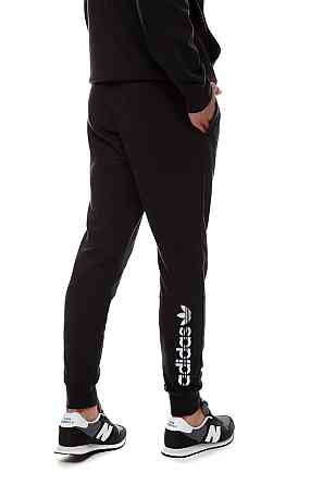 Мужские зауженные трикотажные брюки под манжет Adidas, оригинал Киев