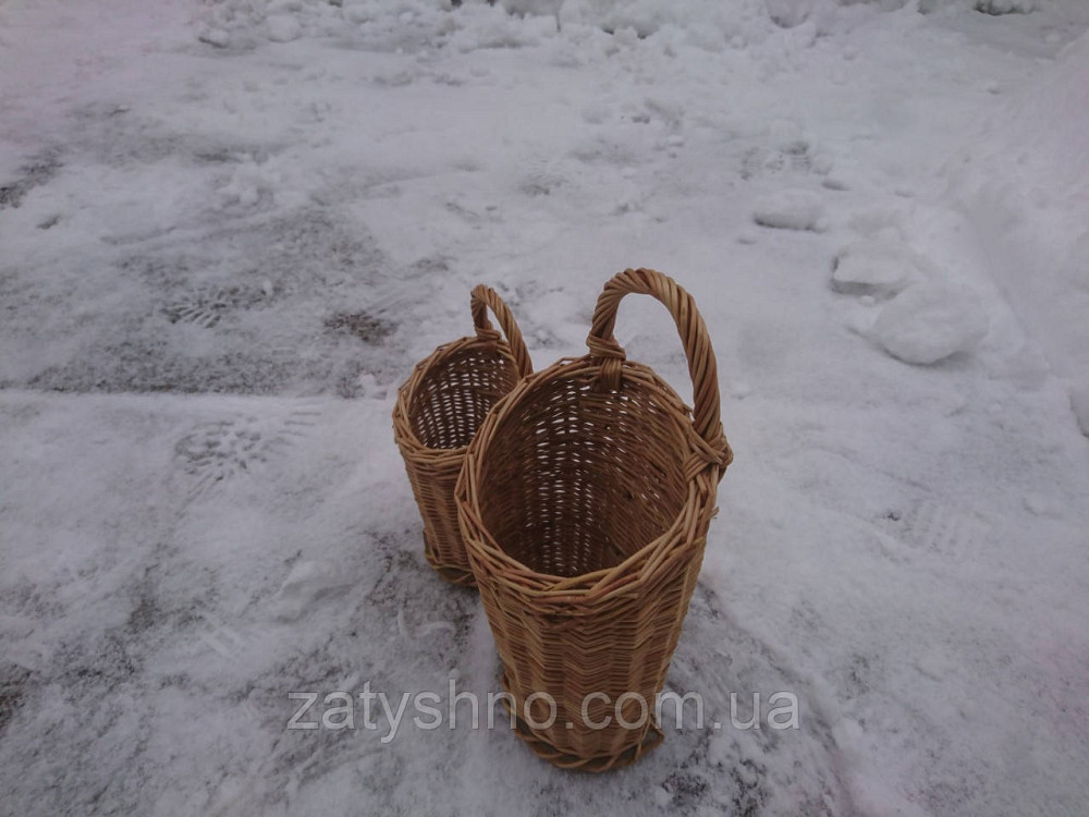Набор маленьких плетеных корзинок Киев - изображение 5