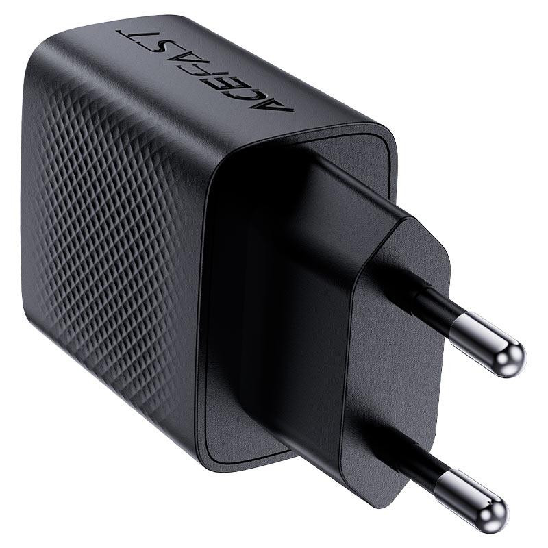 Мережевий зарядний пристрій з кабелем ACEFAST A82 PD20W GaN single USB-C charger set (P5) (EU) Black Одеса - фото 4