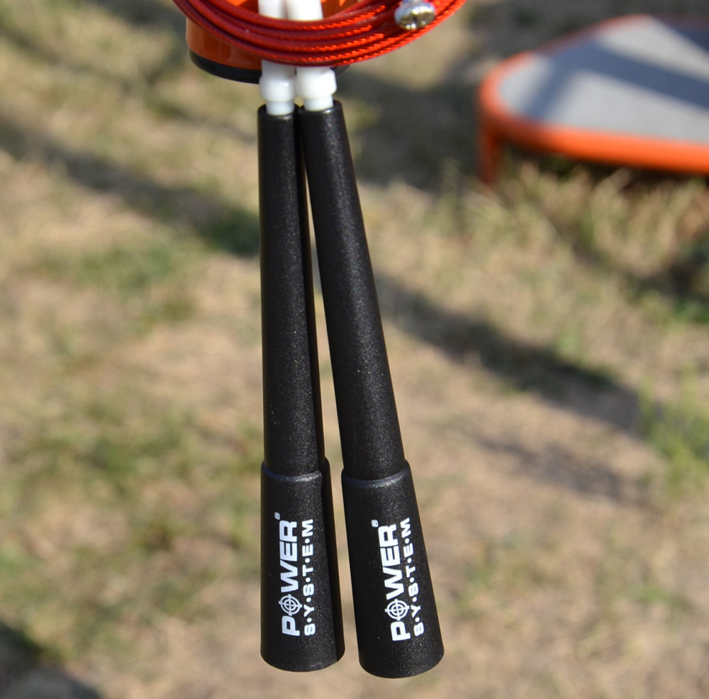 Скакалка швидкісна Power System PS-4033 Crossfit Jump Rope Red (2,8m.) Луцьк - фото 6