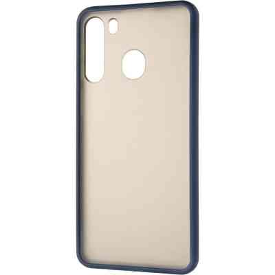 Чохол до мобільного телефона Gelius Bumper Mat Case for Samsung A215 (A21) Blue (00000079432) Вінниця