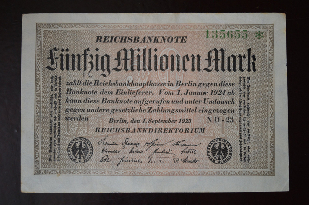 Германия 50000000 марок(50 миллионов) 1923 г(Г-1)3 Полтава - изображение 1